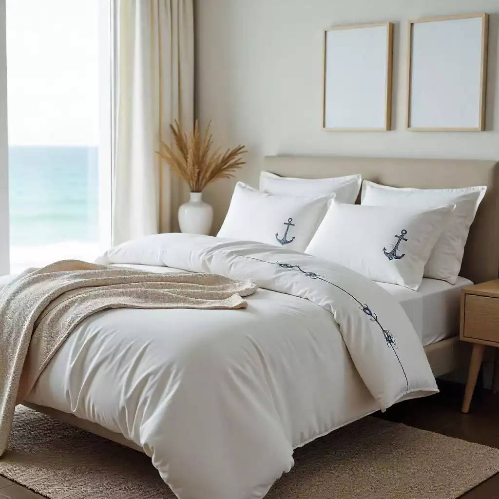 Embroidered Bed Sheet Full Set